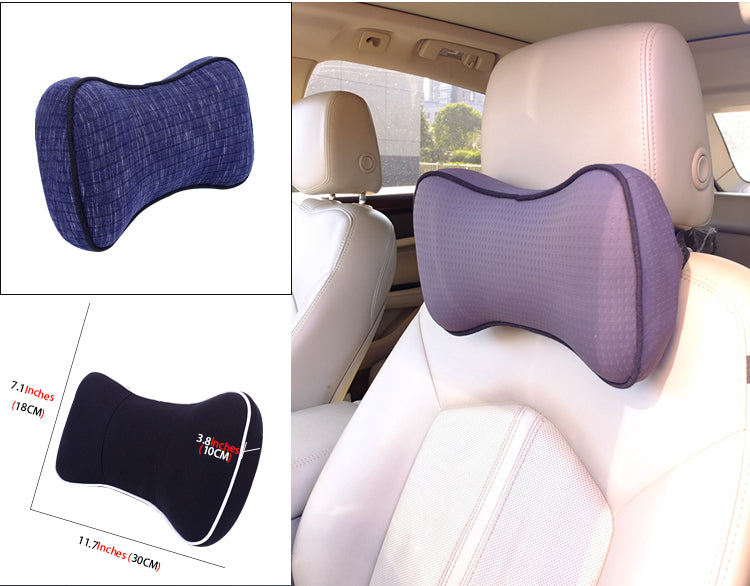 QYILAY Cojín de asiento de espuma viscoelástica para automóvil para  conductores cortos, cadera / coxis / espalda baja, alivio del dolor de  conducción