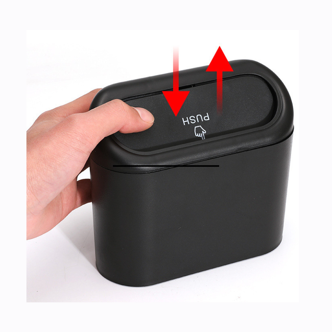 Pack 2 tachos de basura para auto con tapa automática – Prácticos y sin Olores