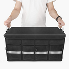 Organizador de maletera, portátil, plegable, reforzado, auto, camioneta