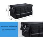 Organizador de maletera, portátil, plegable, reforzado, auto, camioneta