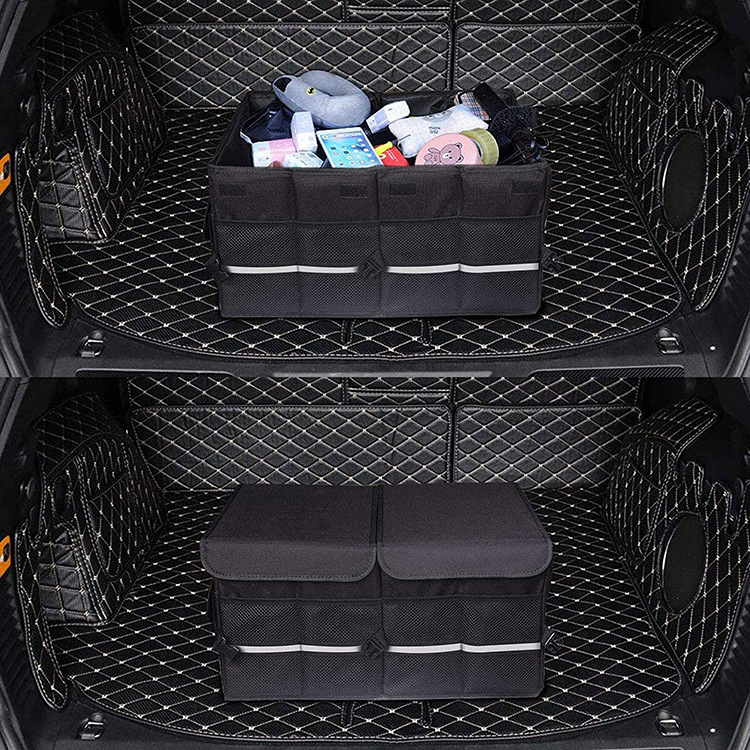 Organizador de maletera, portátil, plegable, reforzado, auto, camioneta