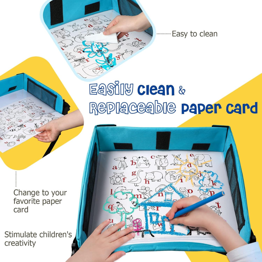 Bandeja de viaje premium de Niños kit pintura auto camioneta