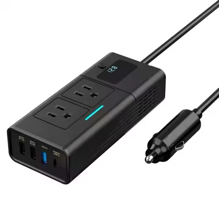 Inversor de corriente cargador de laptop para el auto y camioneta