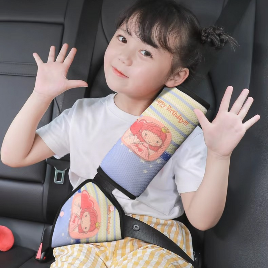 Protector funda de cinturón seguridad para niños de auto y camioneta