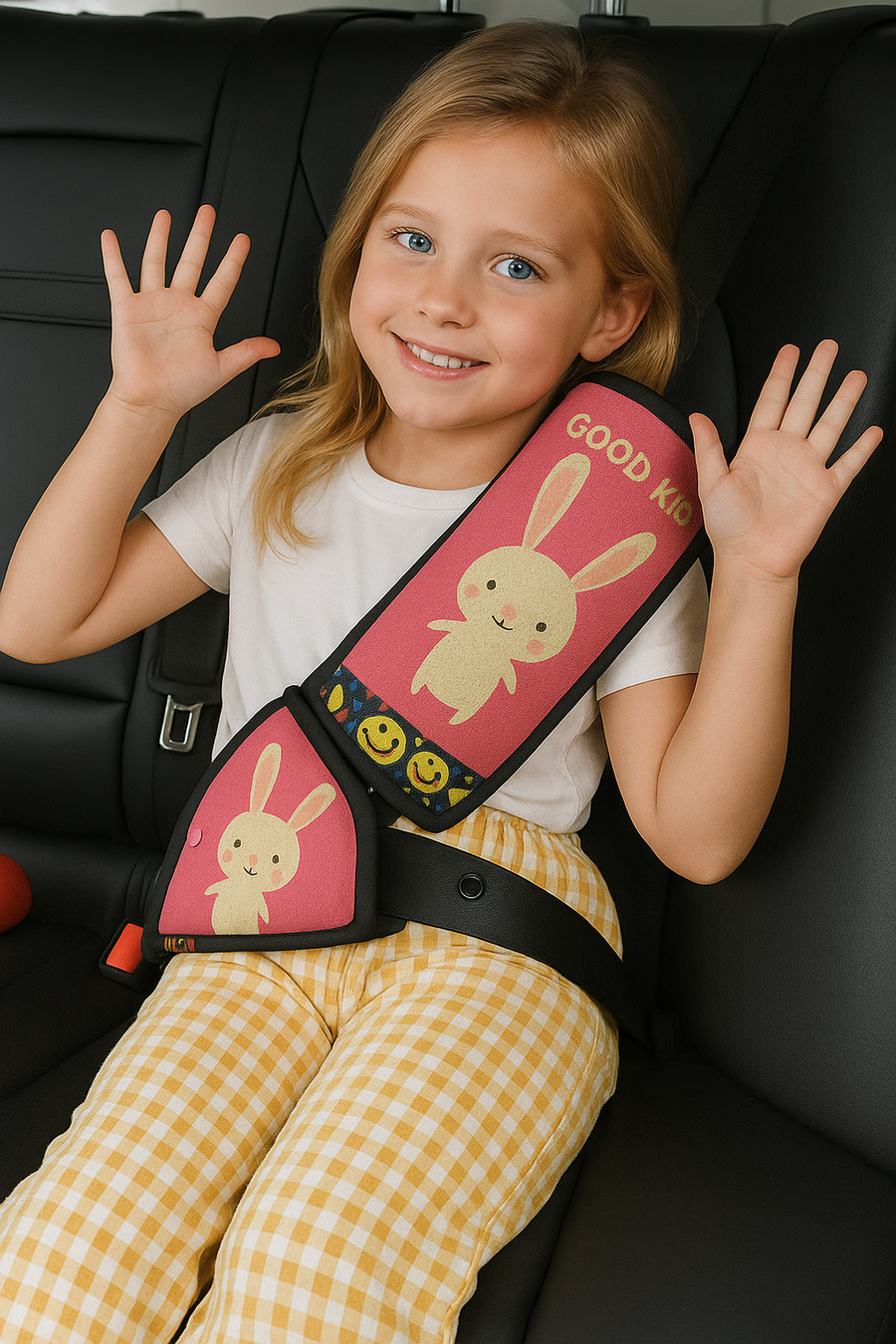 Protector funda de cinturón seguridad para niños de auto y camioneta