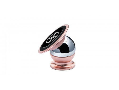 Porta celular con imán, chapado en color rosa gold