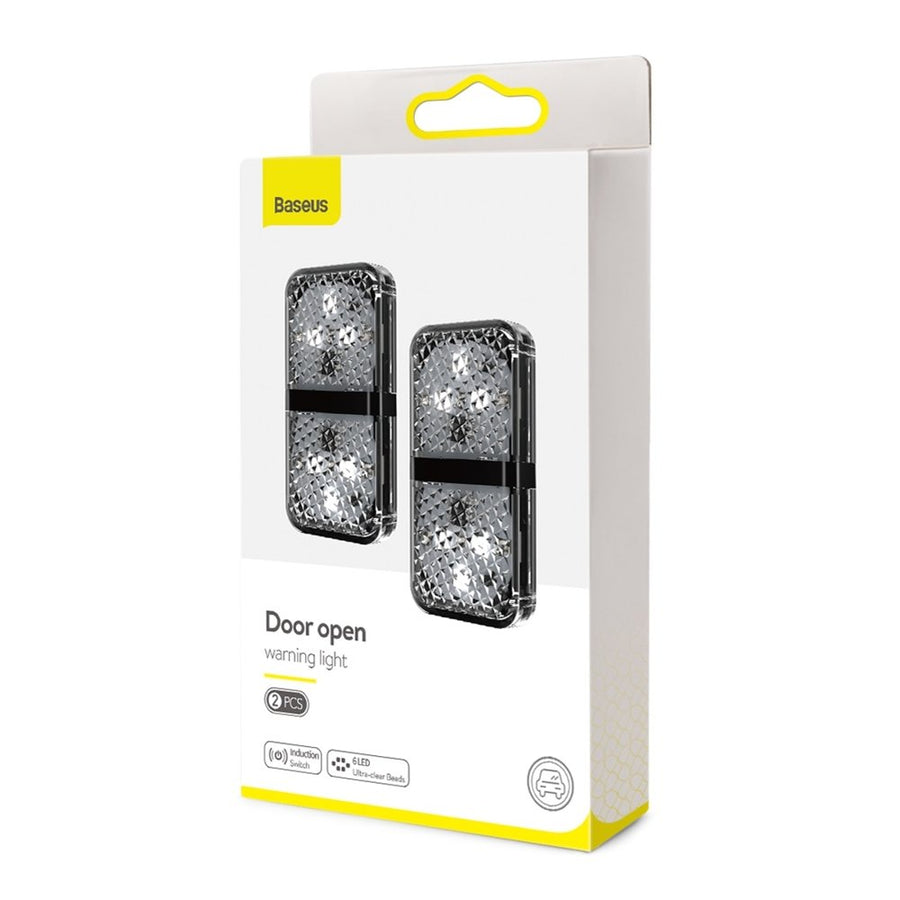 Luz led de advertencia de seguridad para puerta de auto-camioneta-BASEUS