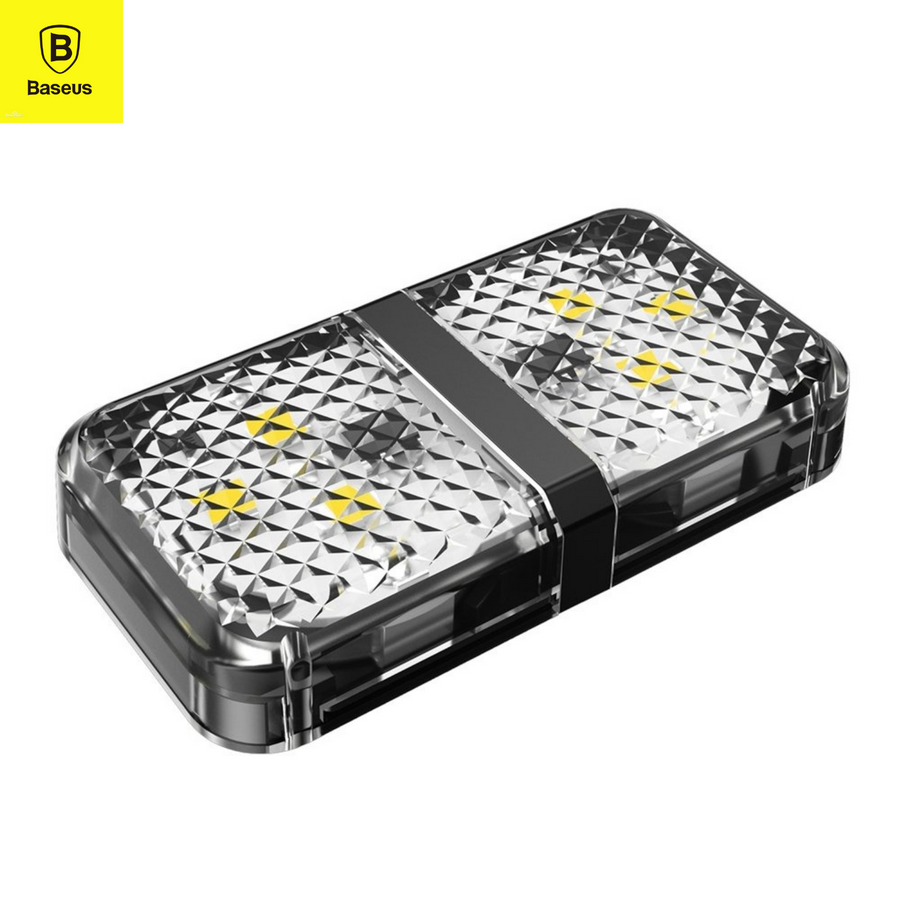 Luz led de advertencia de seguridad para puerta de auto-camioneta-BASEUS