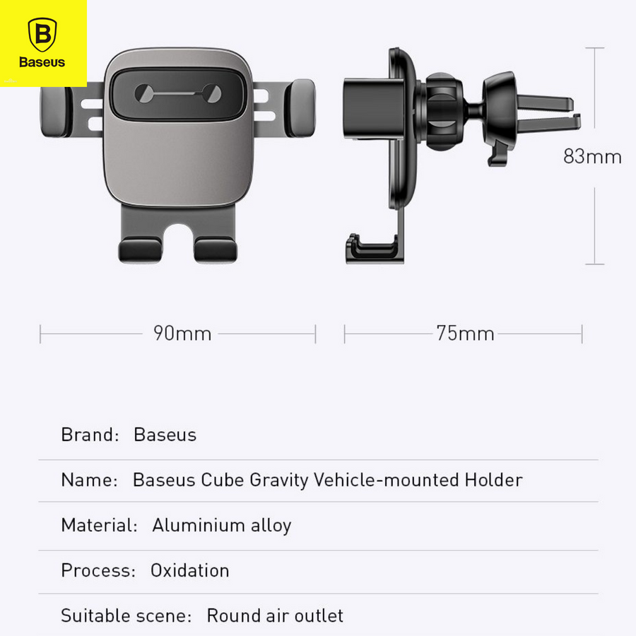 Holder, soporte de aluminio para celular , Baseus