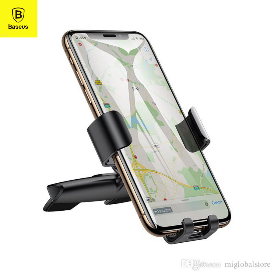 Holder, soporte de aluminio de montaje en la ranura del CD de auto y camioneta, Baseus
