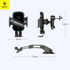 Soporte, holder, cargador Qi, inalámbrico para celular, Baseus