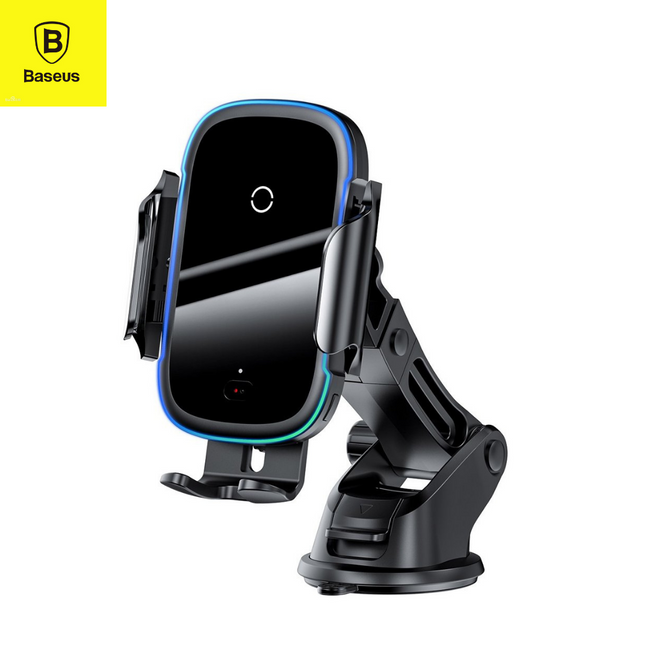 Soporte, holder, cargador Qi, inalámbrico para celular, Baseus