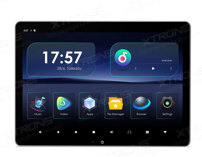 Pantalla, cabecera android 11, de asiento de 12", para auto y camioneta, XTRONS