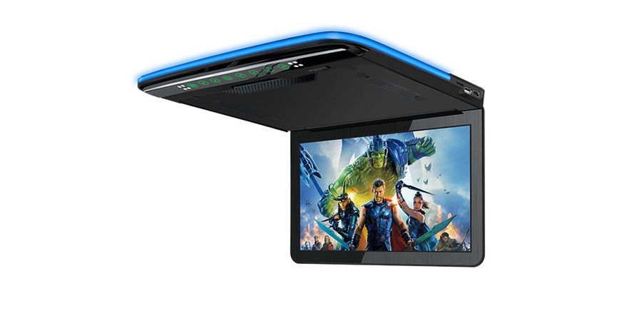 Pantalla de techo de lujo, de 13.3, Full HD, HDMI, USB, SD